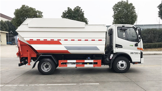 江淮輕卡掛桶垃圾車（高位自卸）