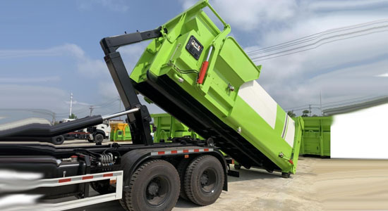 天龍前四后八勾臂式垃圾車